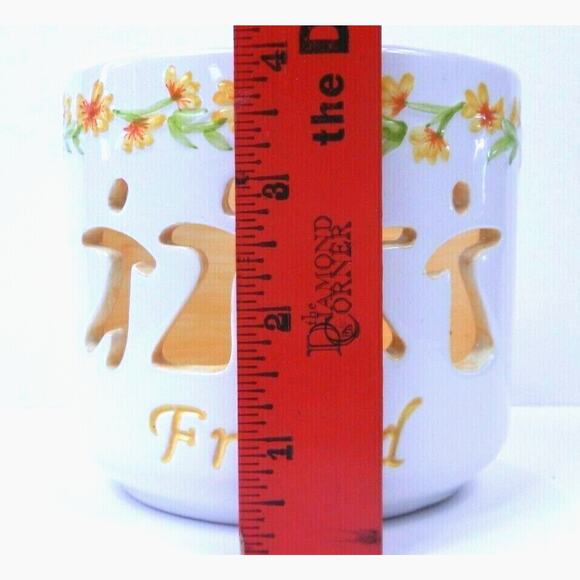 Vintage Waxcessories Original Friendship Light Ceramic Votive Candle Holder 4" - Picture 5 of 8